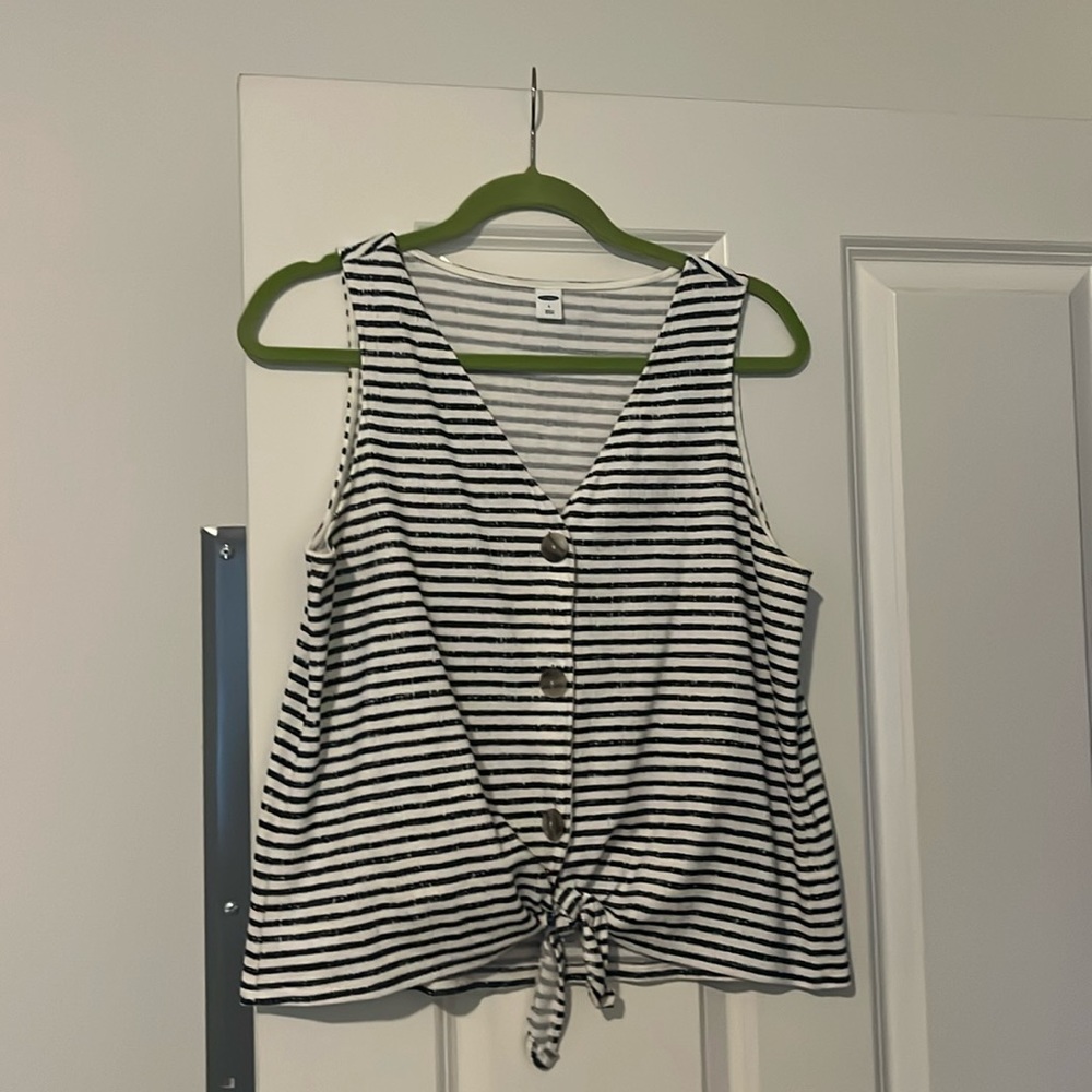 Striped Old Navy Crop Top